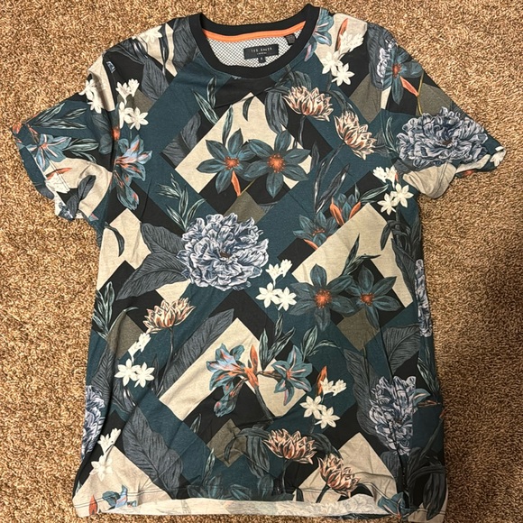 Ted Baker London Slim Fit Tee Contemporary - Picture 1 of 3